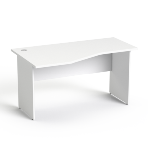 Białe biurko do biura SV-22  szer. 140 cm