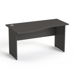 Nowoczesne biurko do biura SV-22 grafit szer. 140 cm