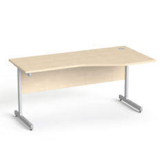 Jasne biurko do biura SV-29 brzoza