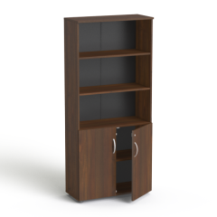 Klasyczna szafa biurowa do dokumenty SV-04 M orzech antyczny