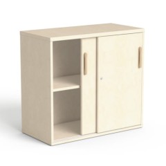 Jasna szafka biurowa SV-16 D brzoza polarna