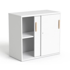 Biała szafka biurowa SV-16 D 