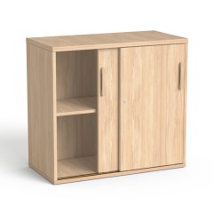 Prosta szafka biurowa SV-16 D dąb amber