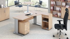 Zestaw biurowy w wersji dąb