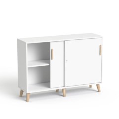 Biała komoda biurowa SV-12 D biały