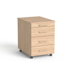 Mały kontener biurowy SV-15 D dąb amber