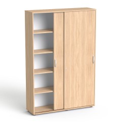 Szafa biurowa przesuwna na dokumenty SV-101 M dąb amber