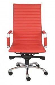Krzesło biurowe obrotowe Next czerwony
