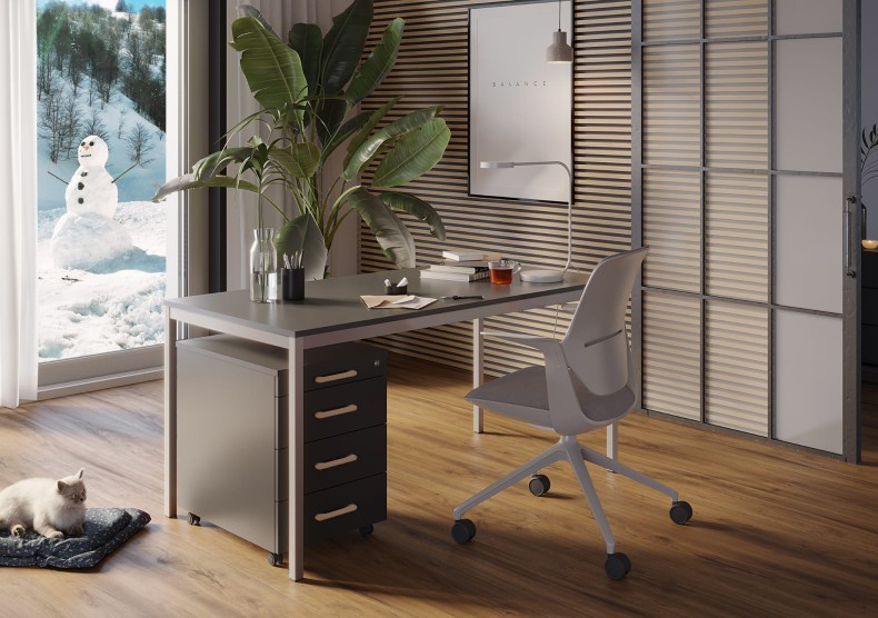 Biurko z kontenerkiem - grafit.jpg