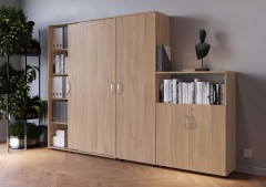 Zestaw szaf nr 4 - dąb amber