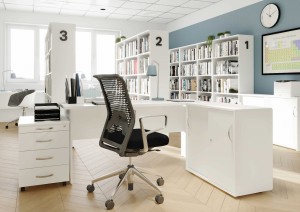 Zestaw mebli biurowych do biblioteki nr 2