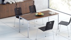 Meble do kantyny pracowniczej - orzech antyczny