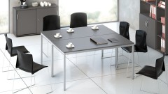 Stoły do sali spotkań - grafit