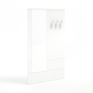 Wieszak z lustrem HX-16 biały 