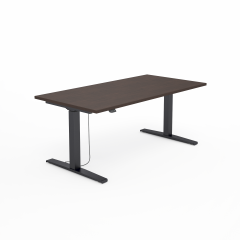 Biurko SV-303 orzech na stelażu czarnym