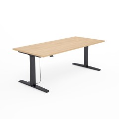 Biurko SV-304 dąb amber na stelażu czarnym