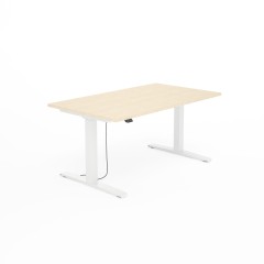 Biurko SV-302 brzoza na stelażu białym