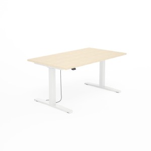 Biurko SV-302 brzoza na stelażu białym