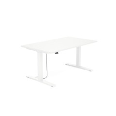 Biurko SV-302 biały na stelażu białym