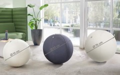 Piłka do siedzenia Leitz Ergo, z zabezpieczeniem przed niekontrolowanym toczeniem się, 75 cm