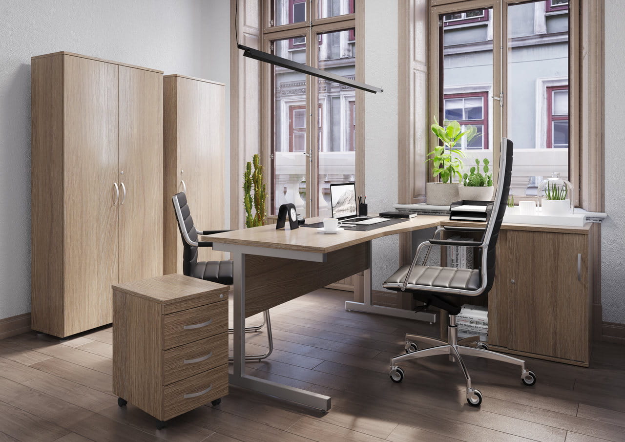 Komplet mebli do małego biura